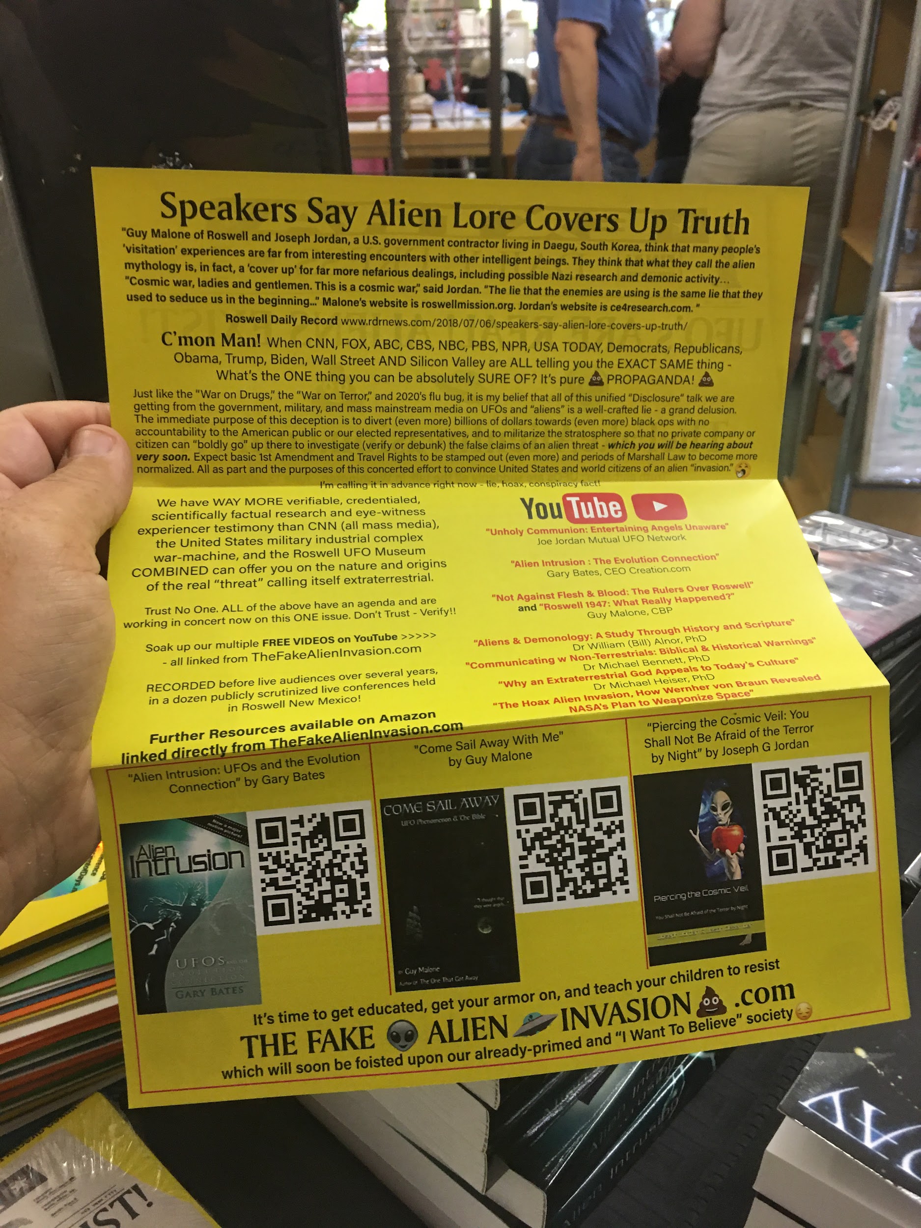 Participants at a previous Christian Symposium on Aliens